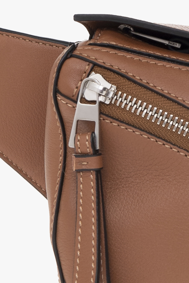 ショルダーバッグ LOEWE BROWN LEATHER SMALL PUZZLE BELT BAG Loewe - Puzzle Small leather belt bag Loewe